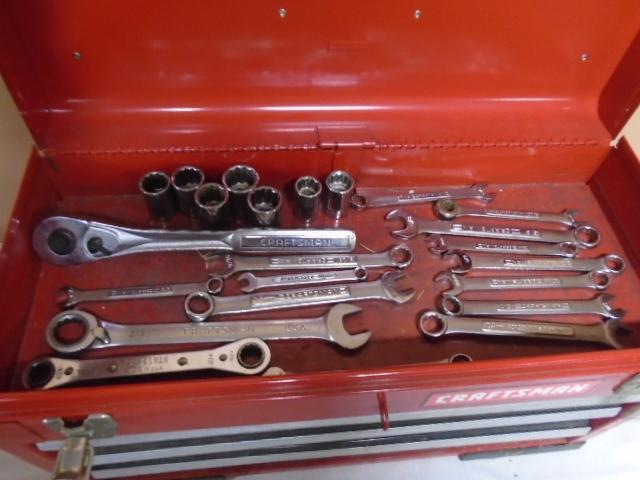 Craftsman 3 Drawer Hand Carry Tool Box Full of Craftsman Tools