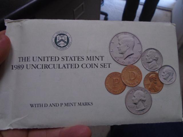 1989 United States Mint Uncirculated Coin Set