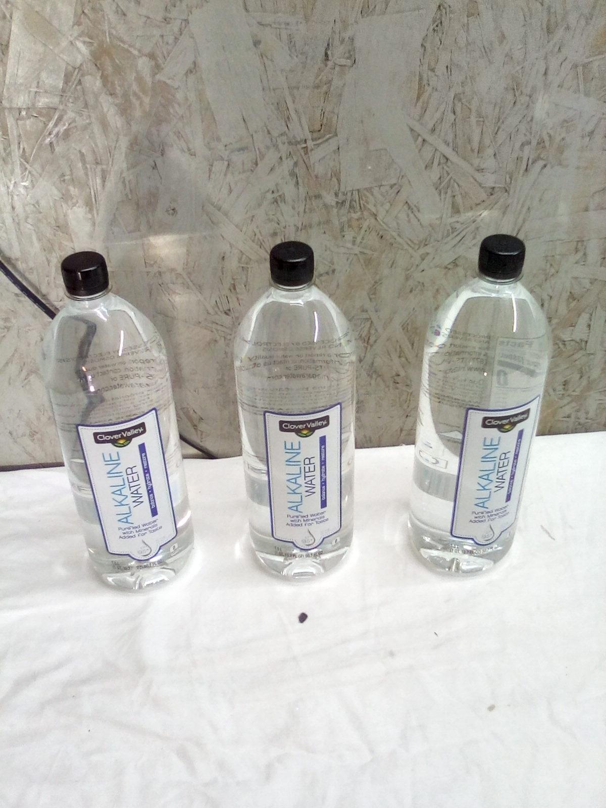 Clover Valley 1.5L Alkaline Water Bottles Qty 3