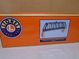 Lionel O Gauge Truss Bridge w/ Flasher & Piers