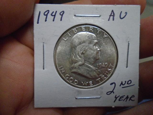 1949 Silver Franklin Half Dollar