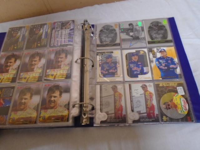 Large Binder Full of Nascar Cards