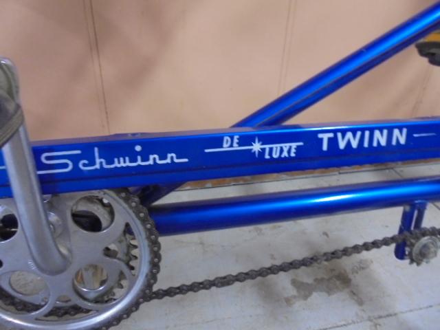 Vintage Schwinn Deluxe Twin Tandem 5 Speed Bicycle