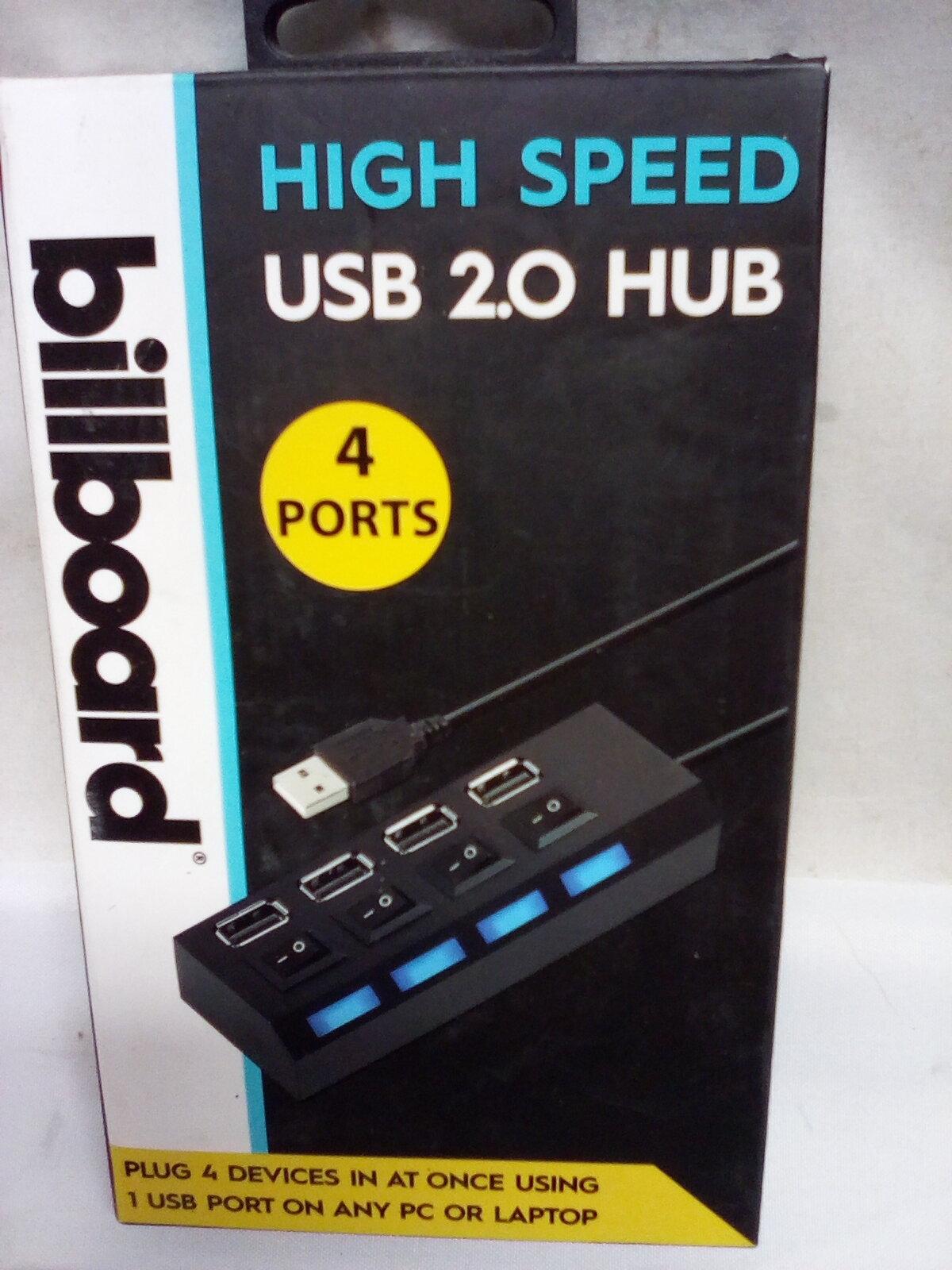 QTY 1 Billboard High Speed USB 2.0 Charging Hub