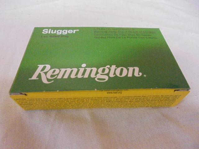 5 Round Box of Remington 12ga Slugger Rifled Slugs