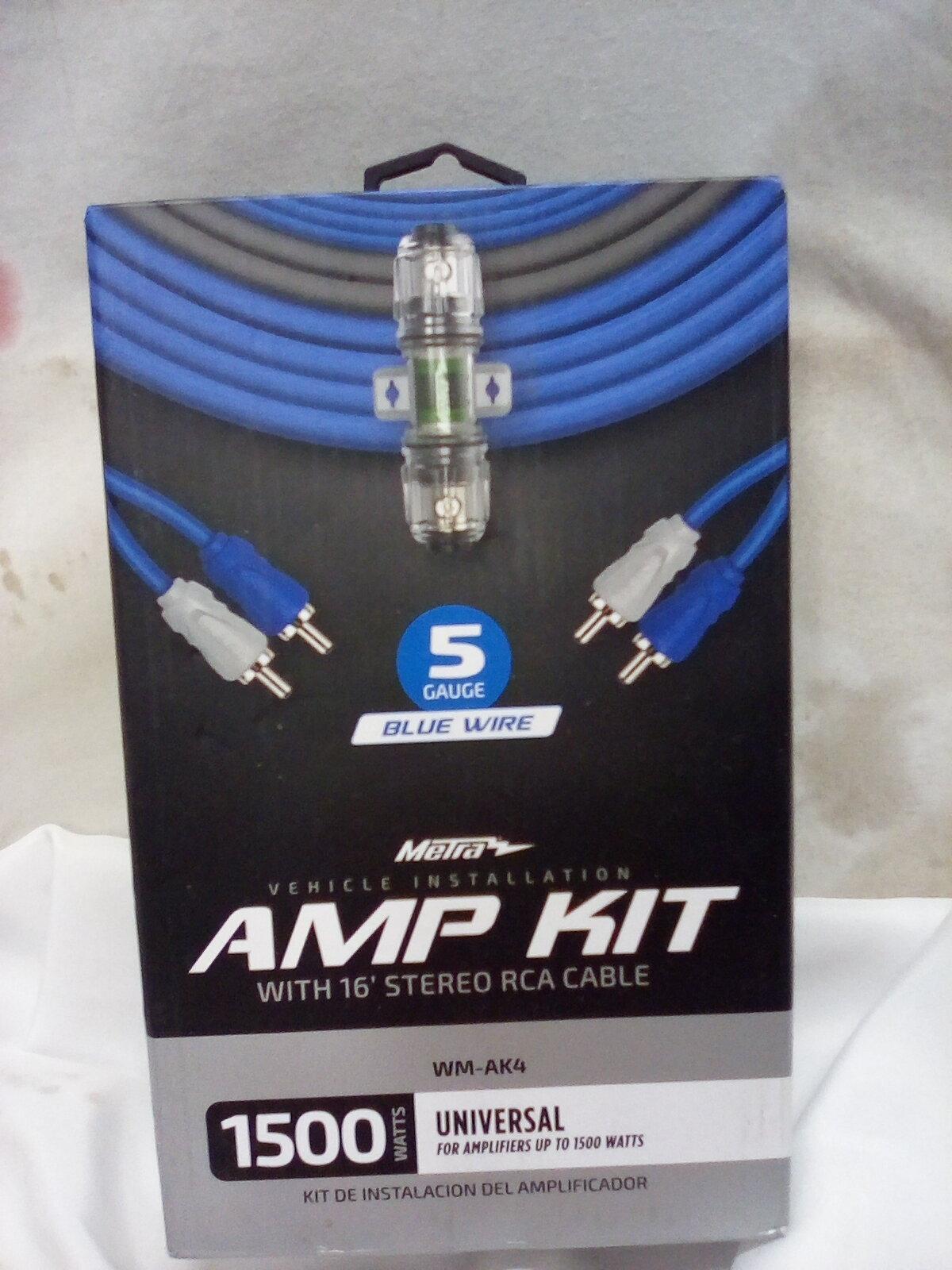QTY 1 AM Kit 5 gauge Blue wire