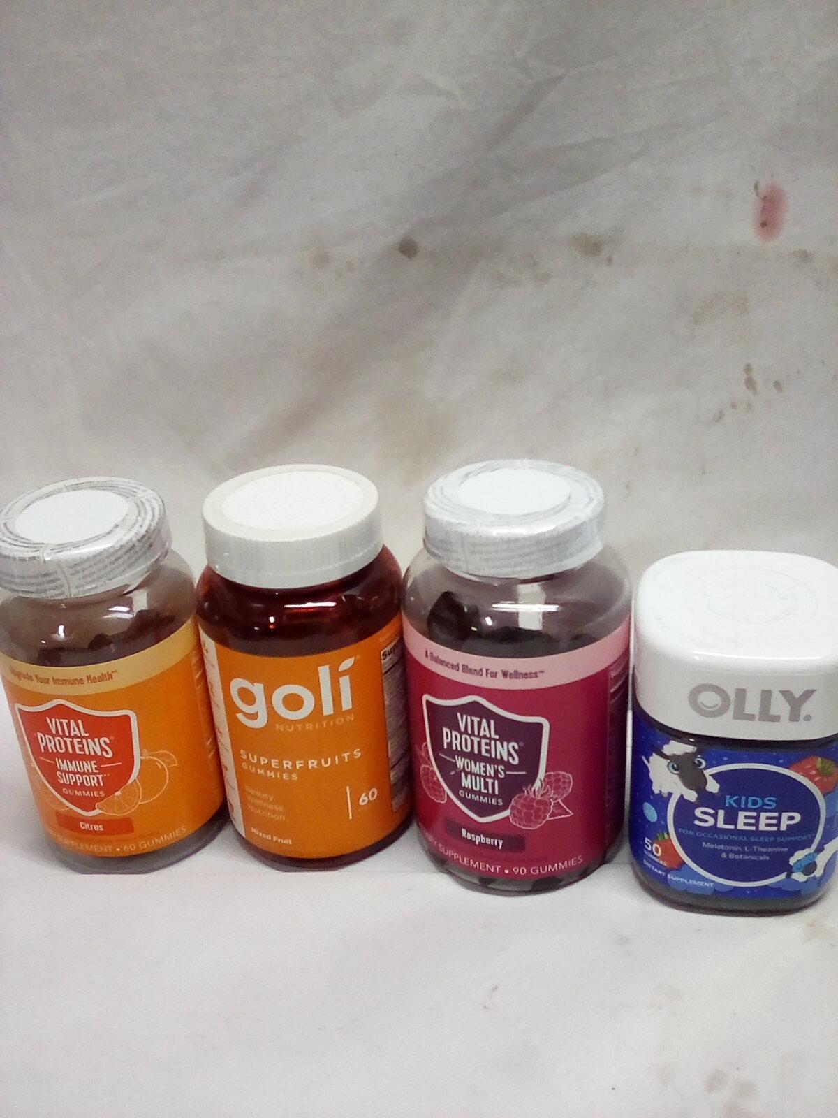 QTY 4 Bottles Dietary Supplements