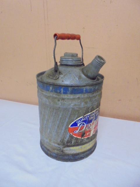 Delphos 1 Gallon Galvinized Metal Can