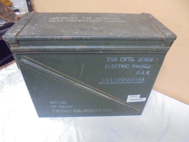 Military Steel 20mm M61 Ammo Can