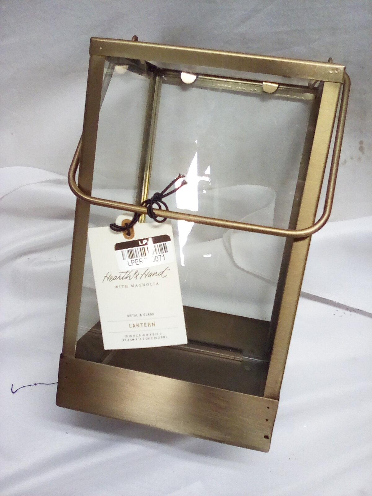 Metal and Glass Lantern MSRP 29.99