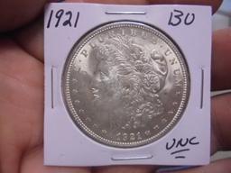 1921 Morgan Silver Dollar