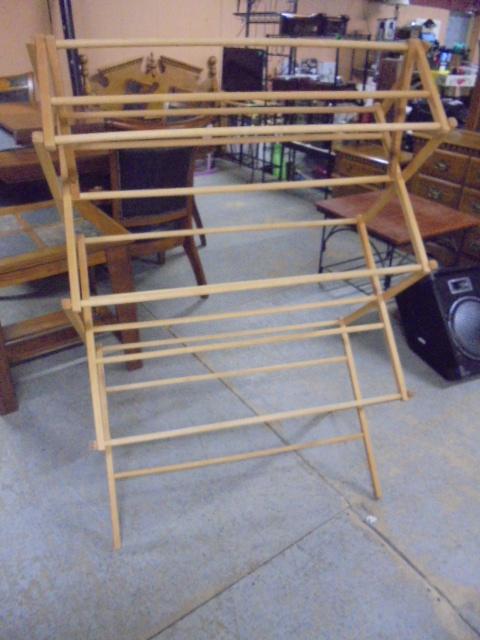 Wooden Folding Drying Rack