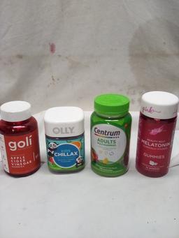 Dietary Supplements – x4 – Dates vary