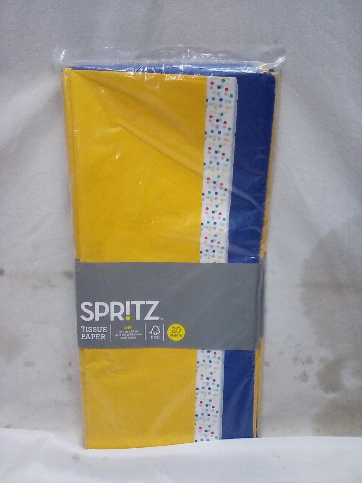 Spritz Tissue Paper. Qty 6 Packs of 20 Sheets.