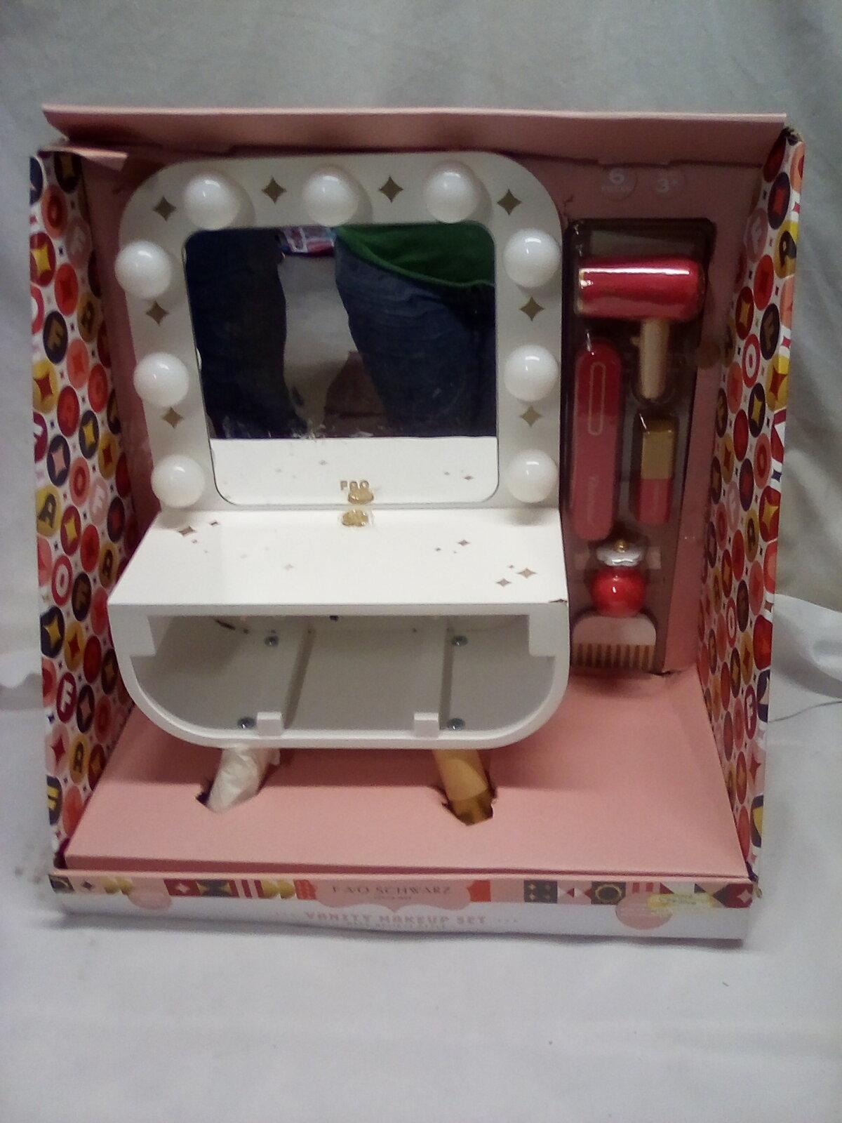 FAO Schwarz “Make Believe” doll size vanity set