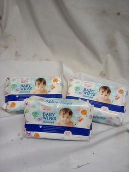 Baby Wipes 3pks of 80