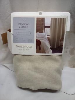 Threshold Blackout Curtain Single Panel Rod Packet 84”x50”