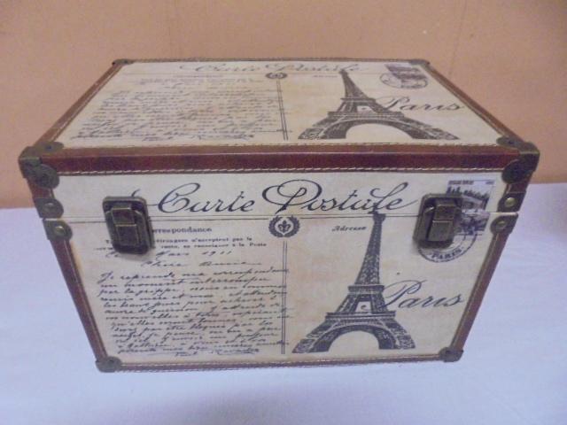 Wooden Paris Storage Crate