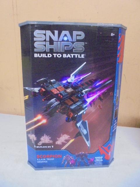 Snap Ships Scorpion K.L.A.W. Troop Dropper Building Set