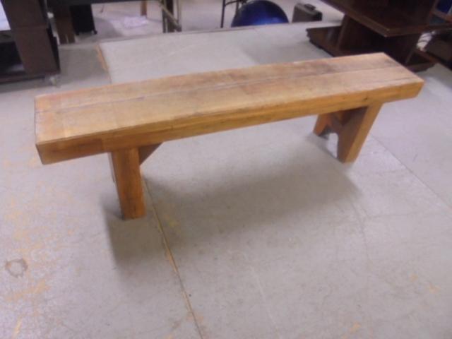 Vintage Solid Wood Bench