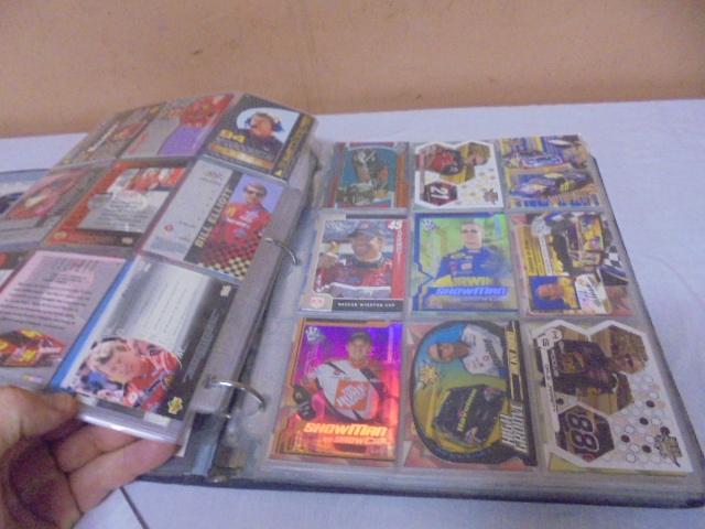 Large Binder Full of Nascar Sports Cards