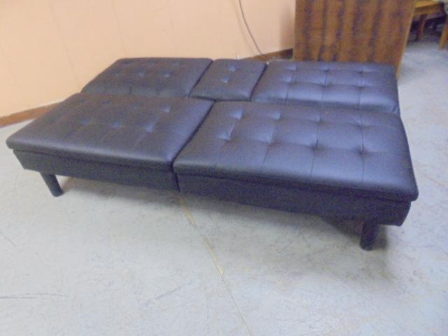 Black Studio Sofa/Day Bed