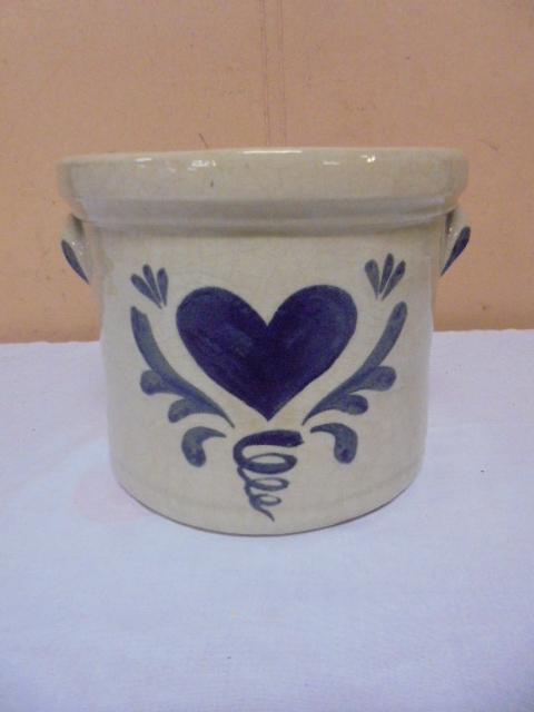 Vintage Cobalt Accent Crock