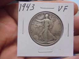 1943 Silver Walking Liberty Half Dollar