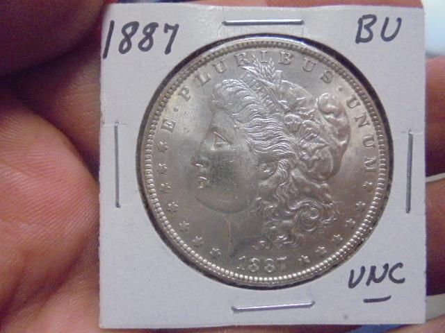 1887 Morgan Silver Dollar