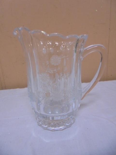 Beautiful Lead Crystal Pitcher