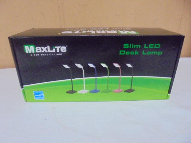 Maxlite Black Slim LED Desk Lamp