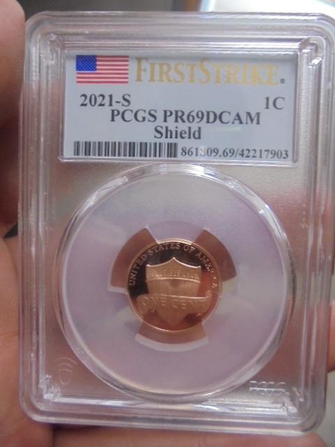 2021 S Mint Sheild Cent