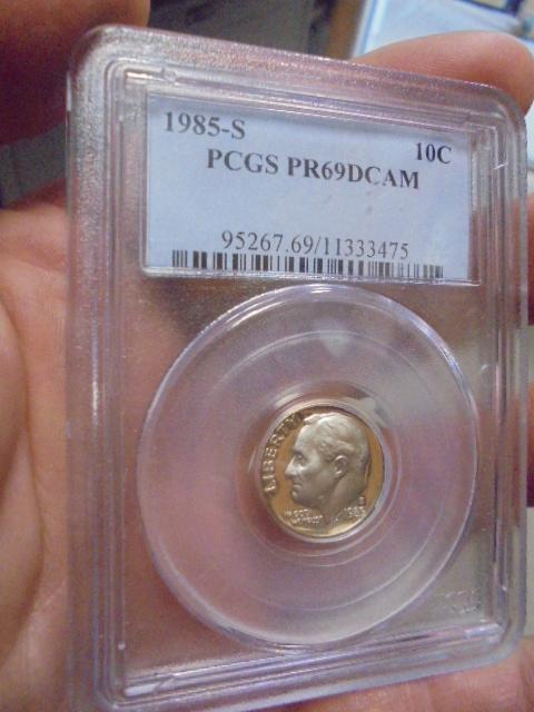 1985 S Mint Proof Roosevelt Dime