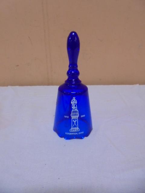 Fenton Colbalt Blue Art Glass Bell