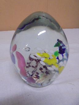 Beautiful Art Glass Paperweight