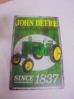 Metal John Deere Sign