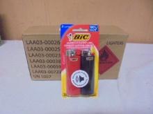 Box of 11 Brand New 2 Packs of Bic Disposable Lighters