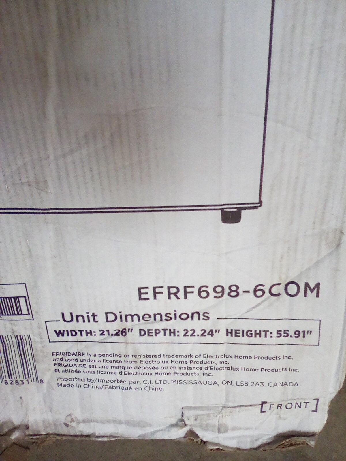 Frigidaire  6.5 Cu. Ft. Upright Freezer