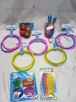 Qty 9 Pieces Kids Water Toys.