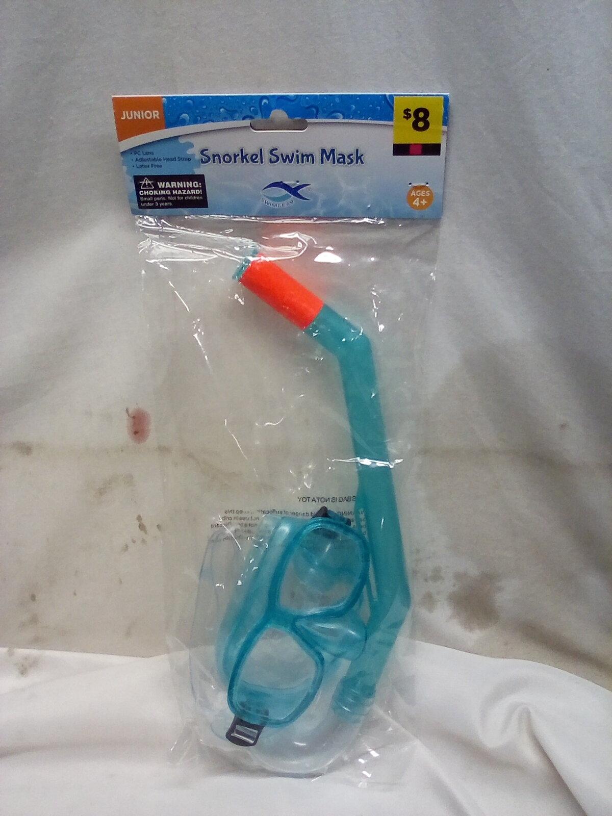 Junior Size Snorkel Swim Mask.