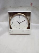 Project 62 5.8” Battery Operated Clock Brass Finish