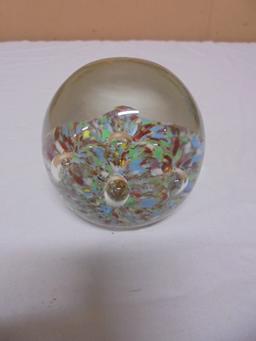 Beautiful Art Glass Paperweight