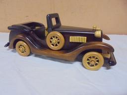 Wooden Handcrafted Classic Car