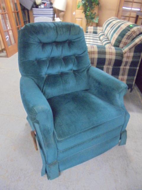 Green La-Z-Boy Rocker Recliner