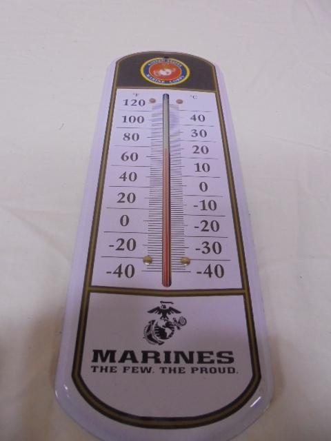 United States Marine Corps Metal Thermometer