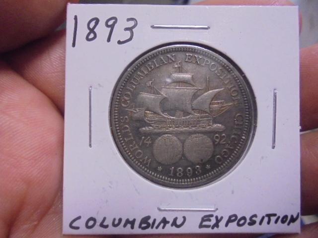 1893 Silver Columbian Exposition Half Dollar