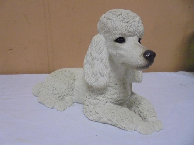 Sandcast Poodle Statue