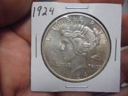 1924 Silver Peace Dollar