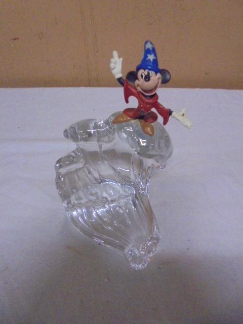 Disney Mickey Mouse Sorcerer Ona Crystal Wave