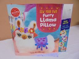 Sew Your Own Fury Llama Pillow Kit